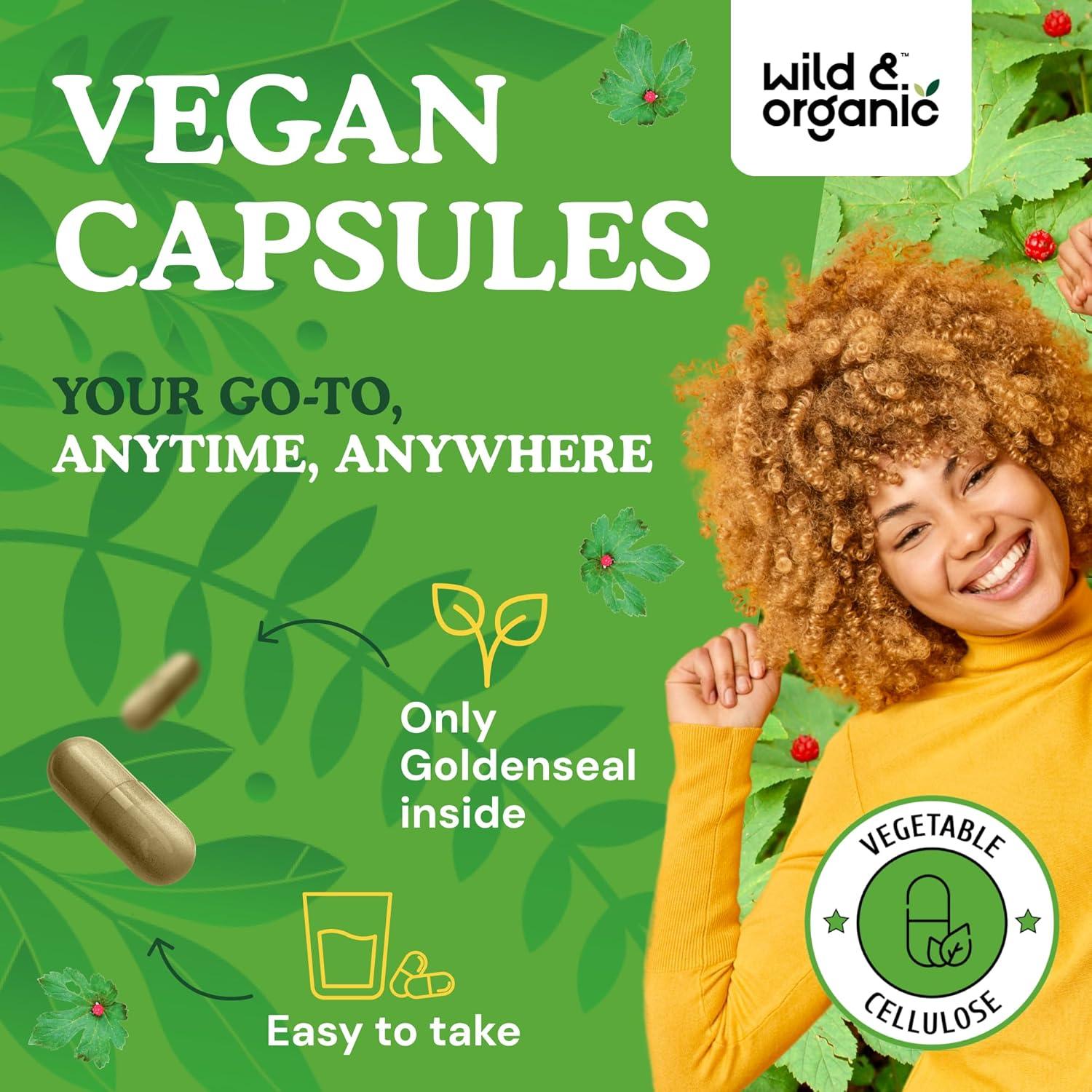 Cápsulas de Sello Dorado Silvestre y Orgánico 90 Unidades