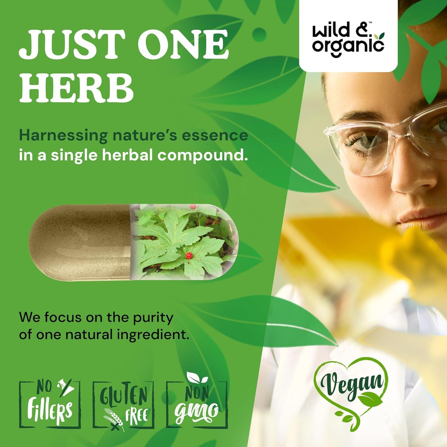 Cápsulas de Sello de Oro Silvestre y Orgánico 120 Unidades - Suplemento Inmunológico