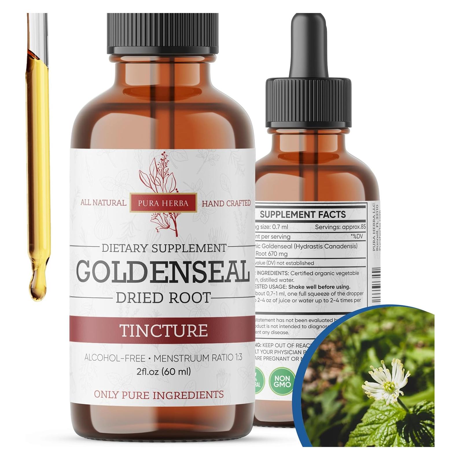 Extracto Líquido de Sello de Oro Pura Herba 60 ml Sin Alcohol