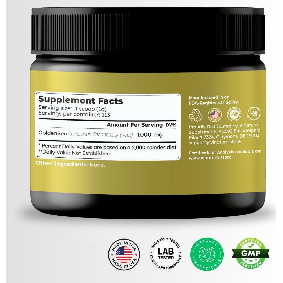 Polvo de Raíz de Sello Dorado Vinatura 113 Porciones 113.4 g