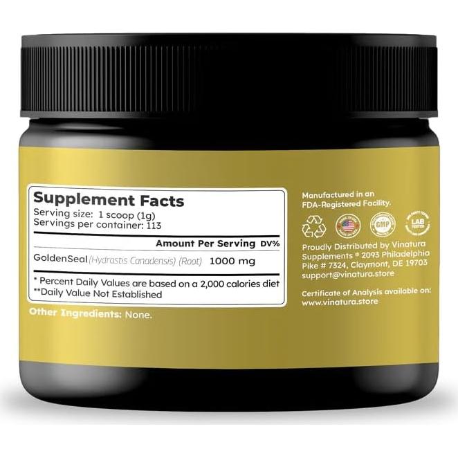 Polvo de Raíz de Sello Dorado Vinatura 113 Porciones 113.4 g