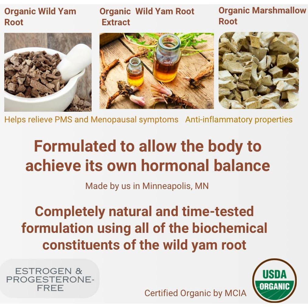 Crema Orgánica de Raíz de Ñame Silvestre Indian Meadow 56.7g