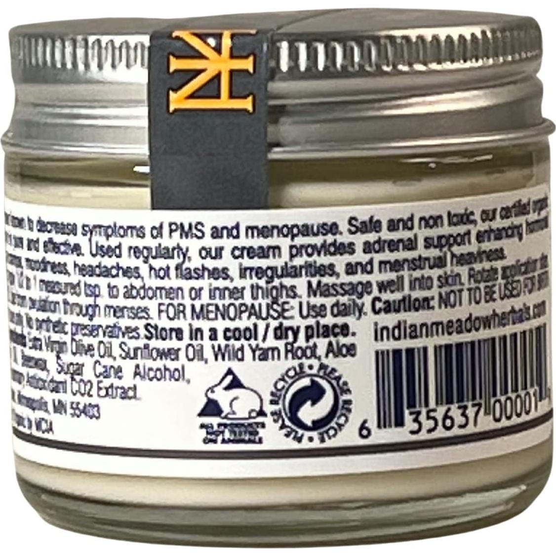 Crema Orgánica de Raíz de Ñame Silvestre Indian Meadow 56.7g