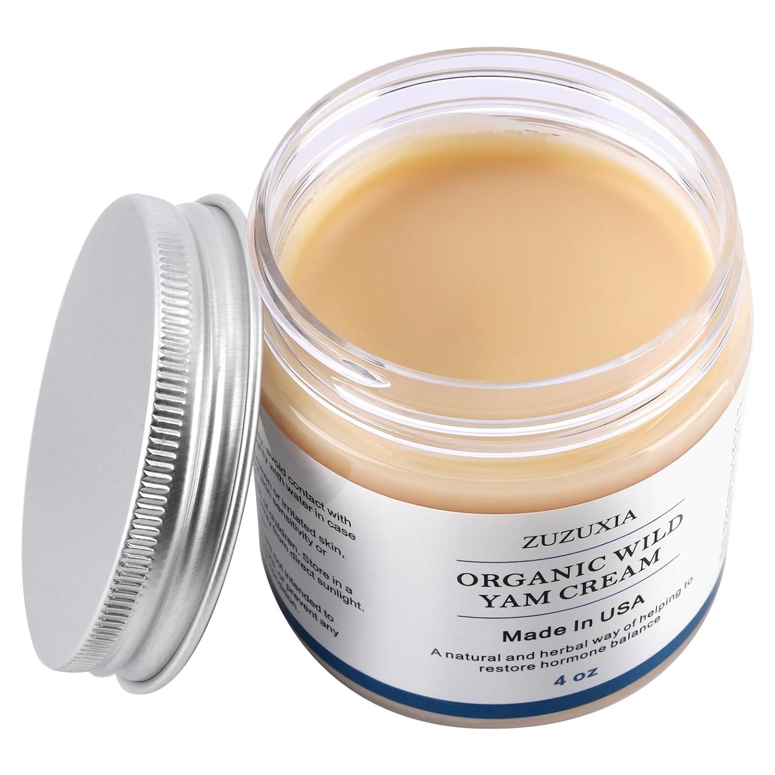 Crema de Ñame Silvestre Orgánica 113 g Hipoalergénica para Mujeres