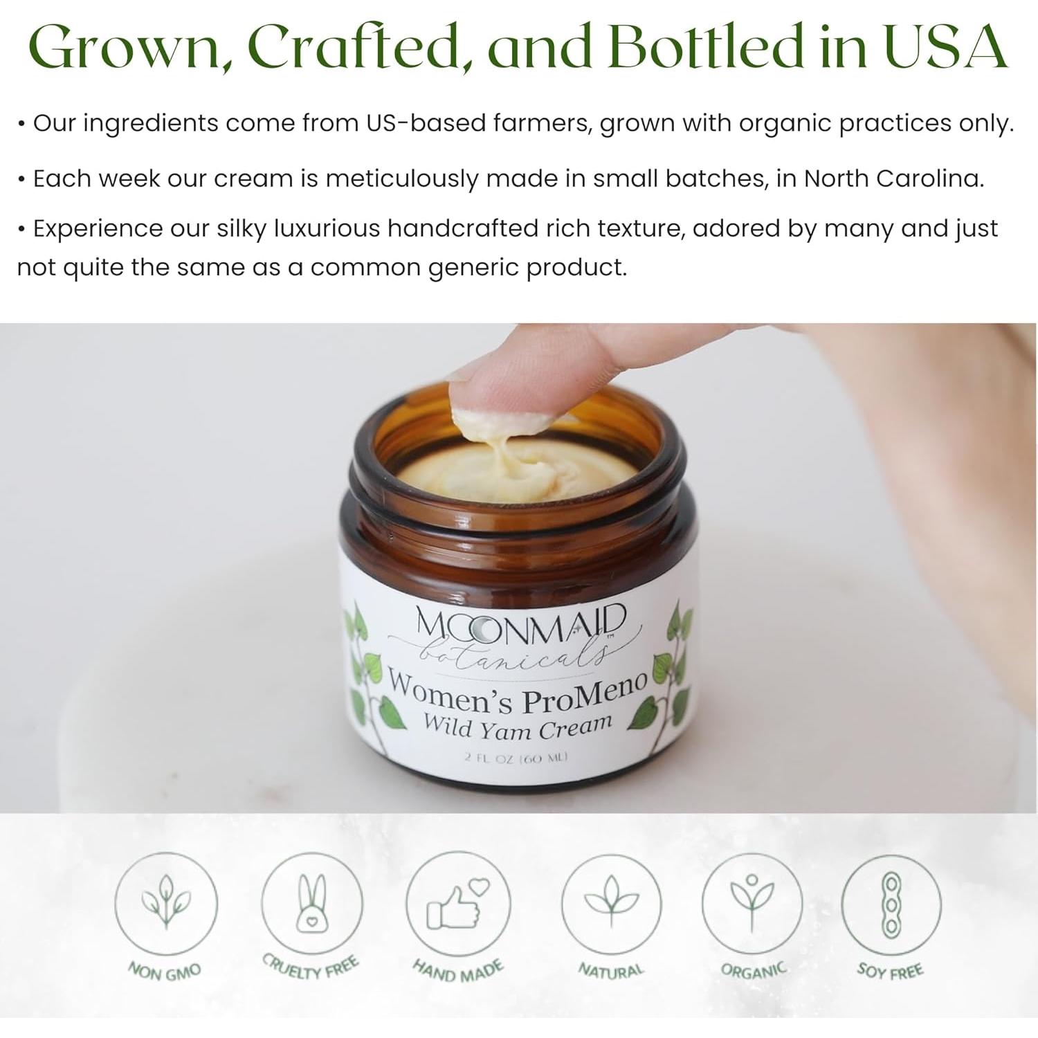 Crema Orgánica de Ñame Silvestre ProMeno MoonMaid 60ml