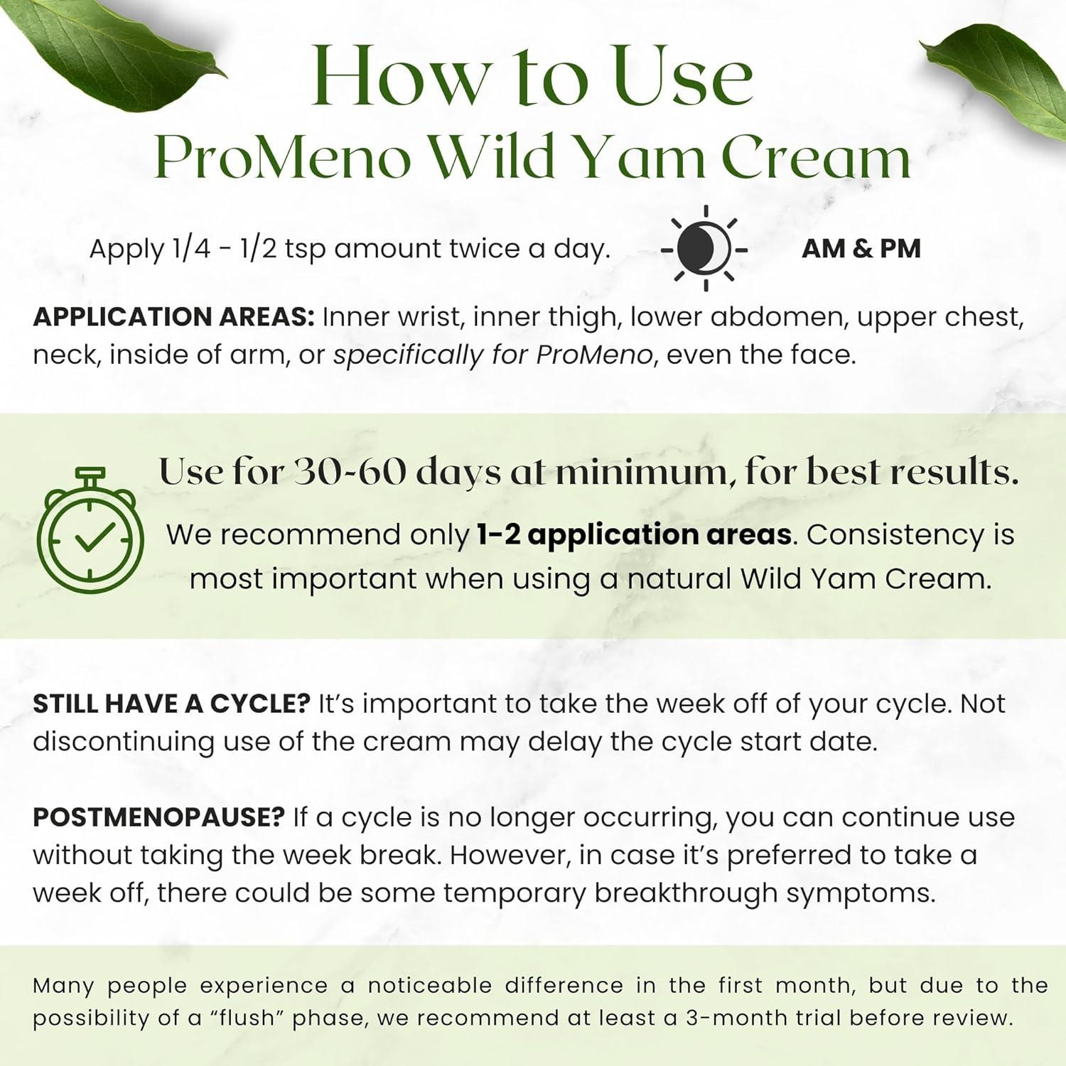 Crema Orgánica de Ñame Silvestre ProMeno MoonMaid 60ml