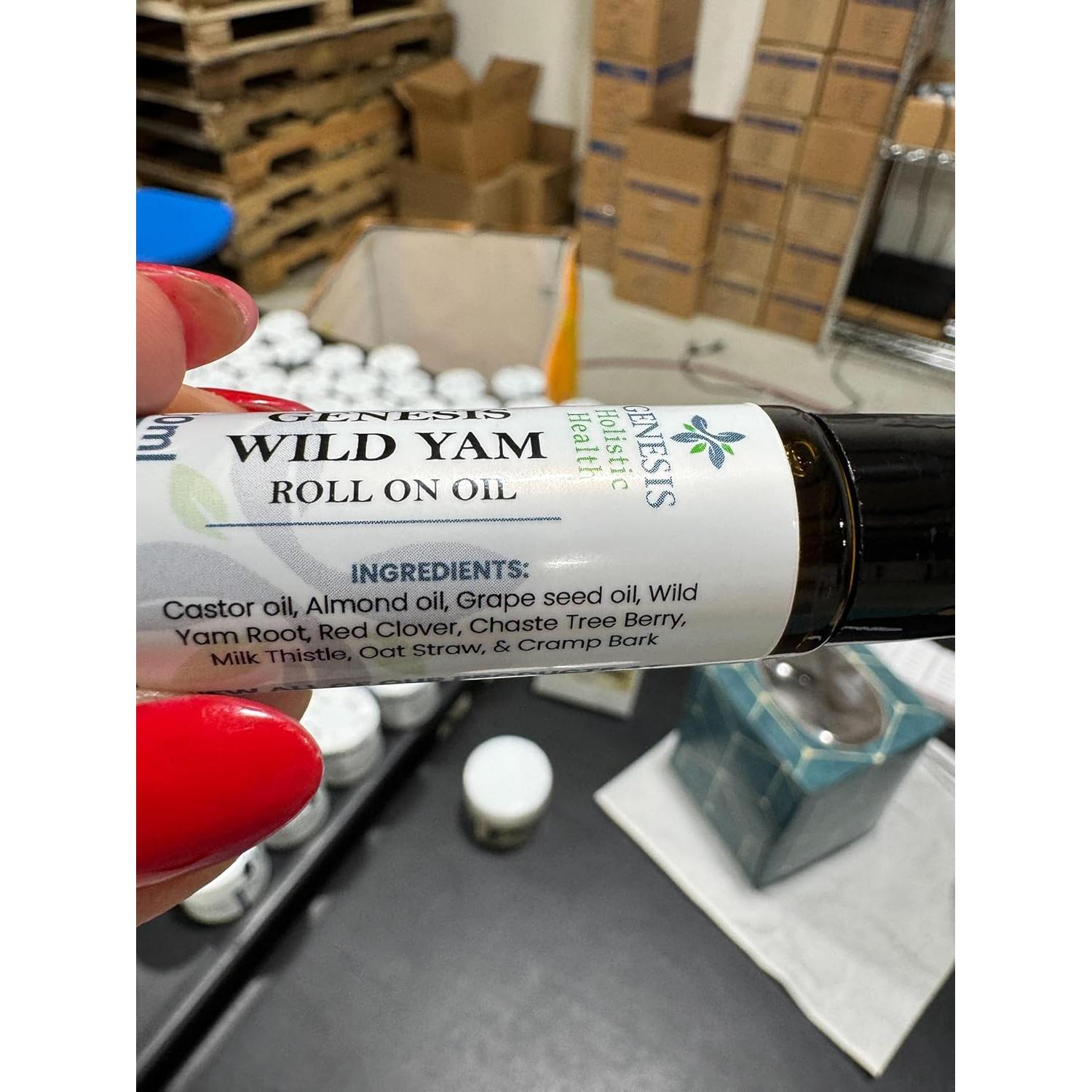 Roll On Orgánico Raíz de Ñame Salvaje Genesis 10ml - Bienestar Femenino