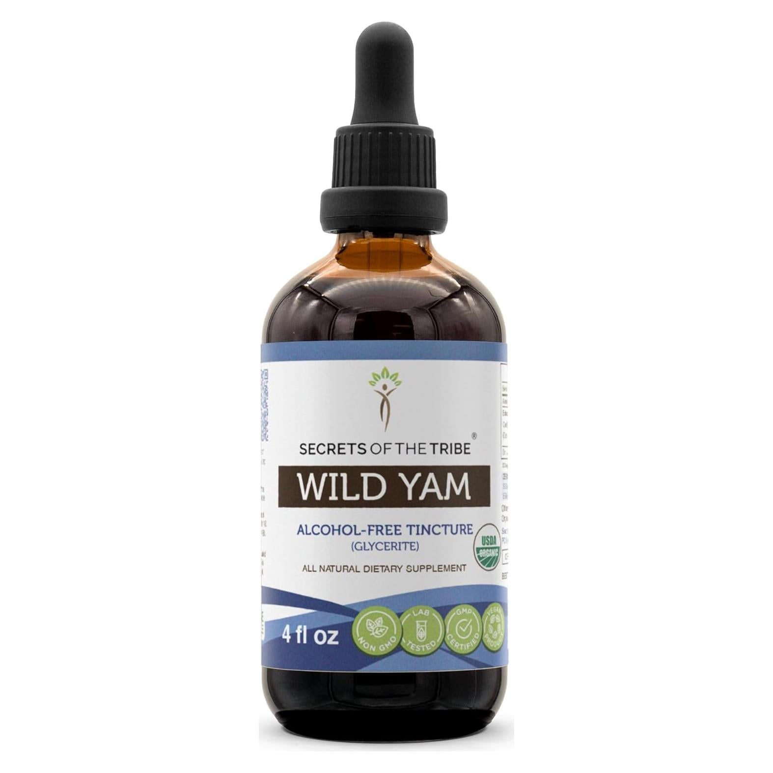 Extracto de Ñame Silvestre Orgánico USDA 118.3 ml - Secretos de la Tribu