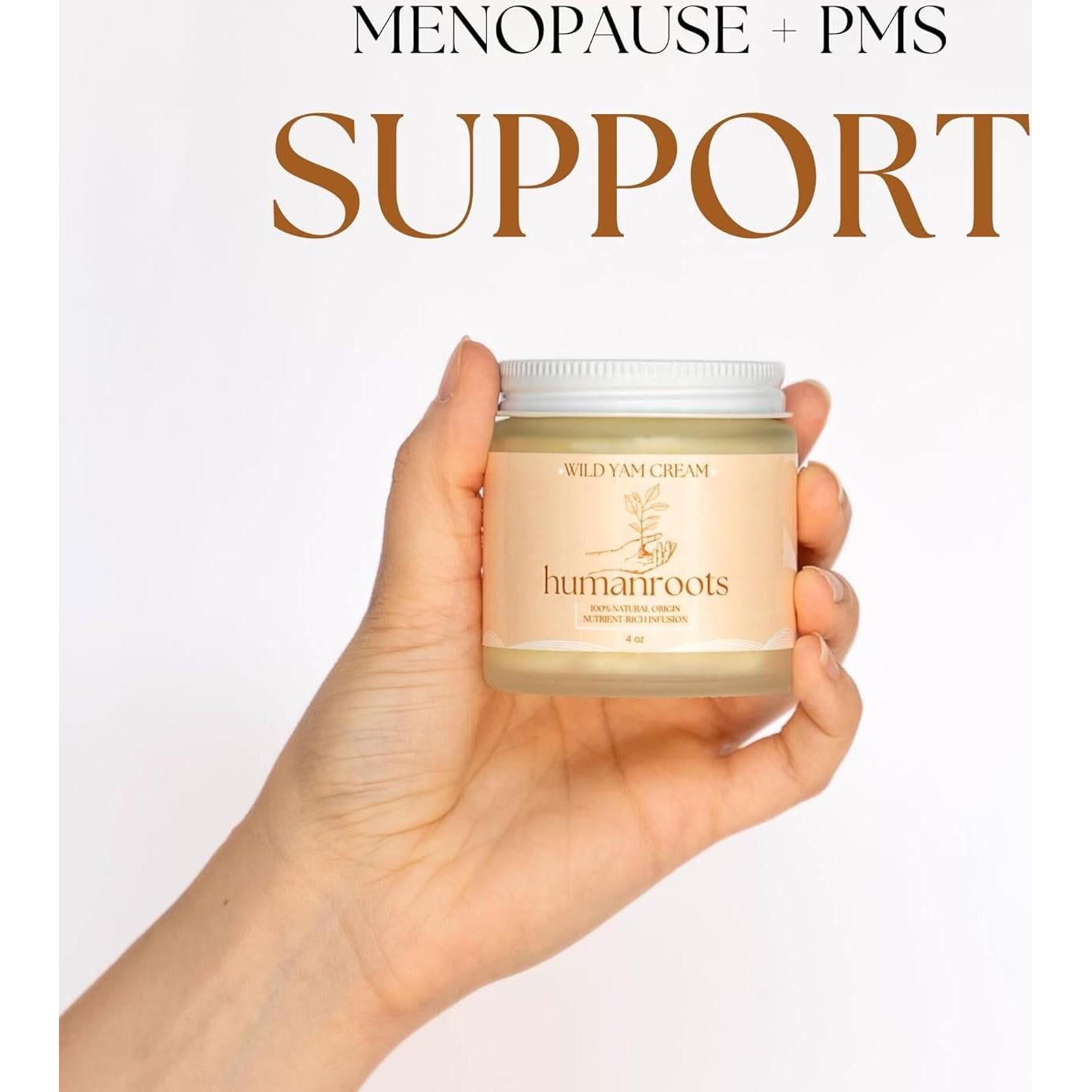 Crema de Ñame Silvestre Orgánica 221.6 g - Menopausia y PMS