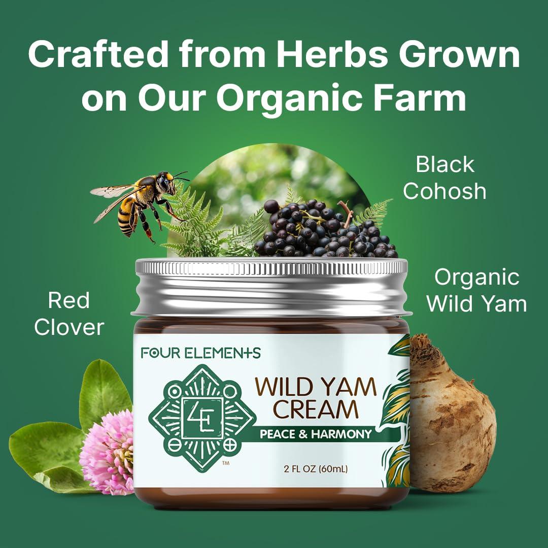 Crema de Ñame Silvestre 4E - Four Elements, 140g