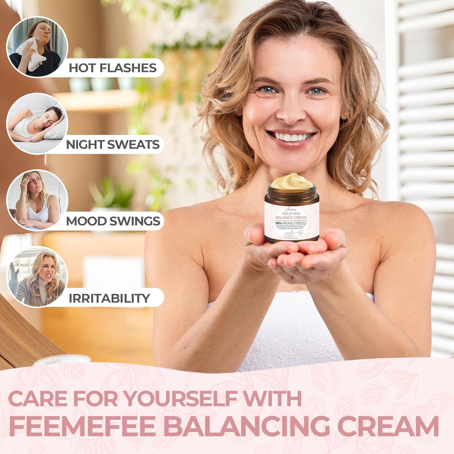 Crema Orgánica de Ñame Silvestre FeeMeFee 59ml Hidratante