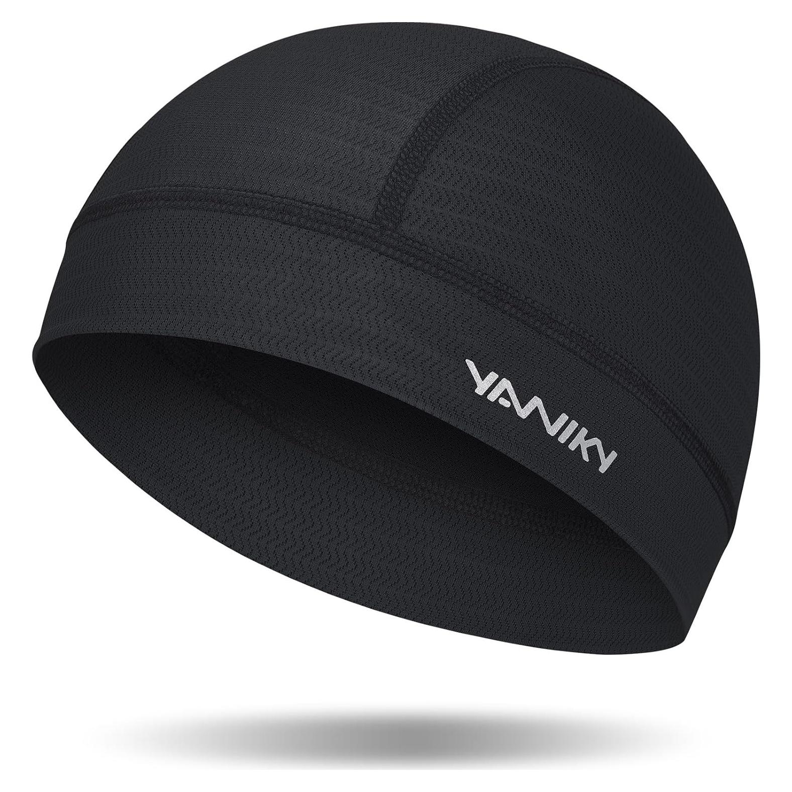 Forro de Casco Skull Cap YANIKY - Gorro Ciclismo Negro Unisex