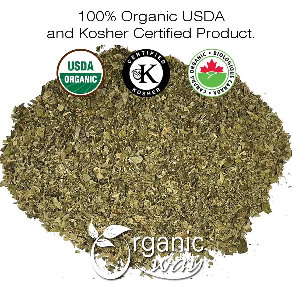 Hojas Secas de Pulmonaria Orgánica 56.7g - Crudo, Vegano, Kosher