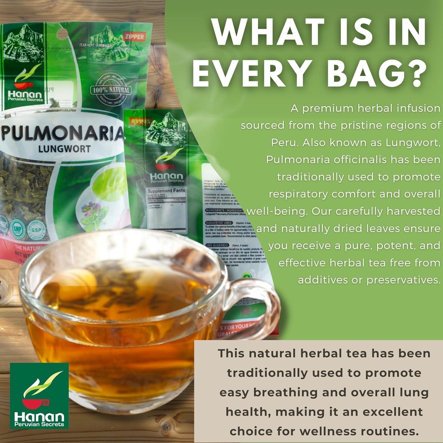 Té de Pulmonaria Hanan 50g - Herbal Natural de Perú