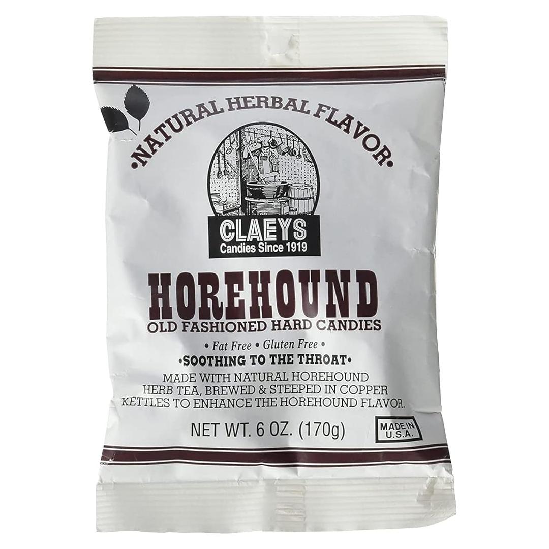 Caramelo Duro de Horehound Claeys 510 g (Paquete de 3)