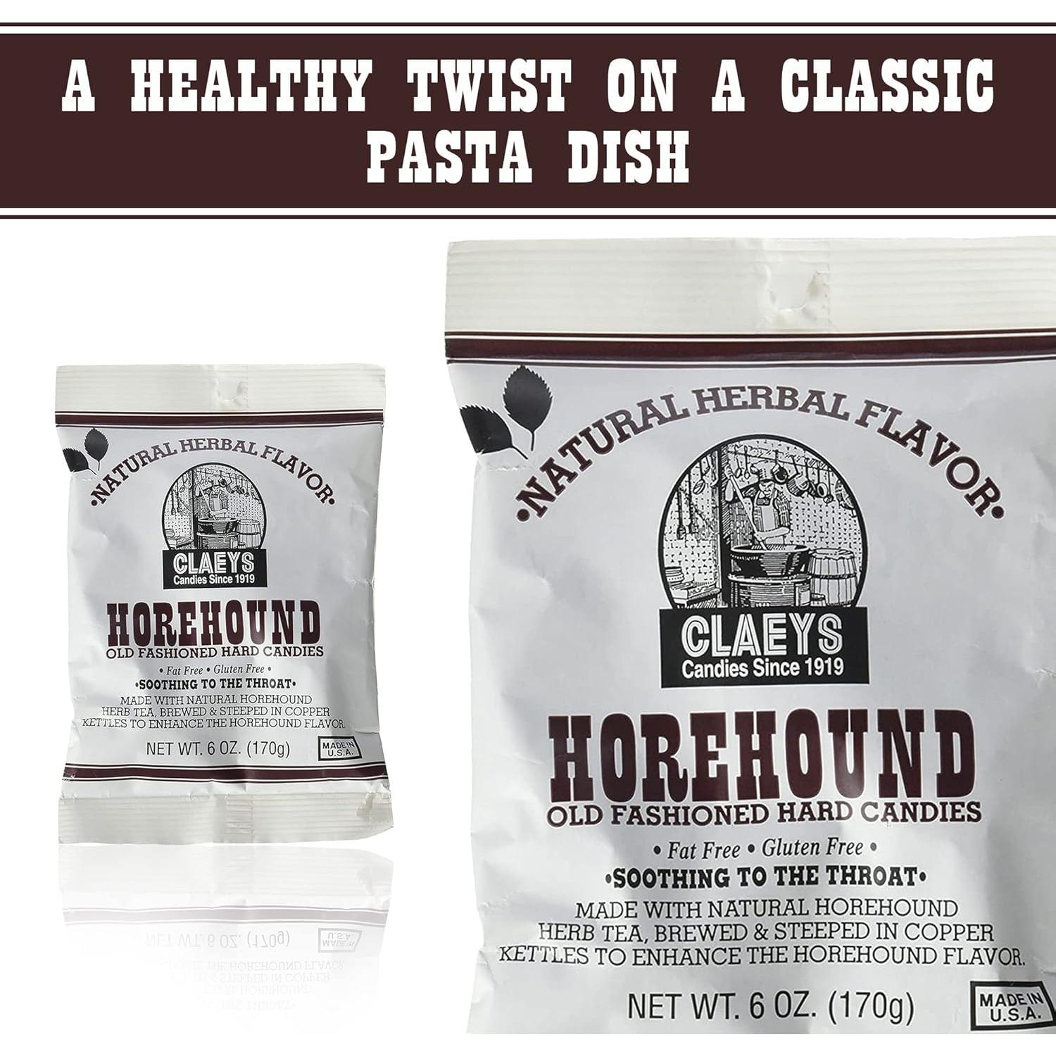 Caramelo Duro de Horehound Claeys 510 g (Paquete de 3)
