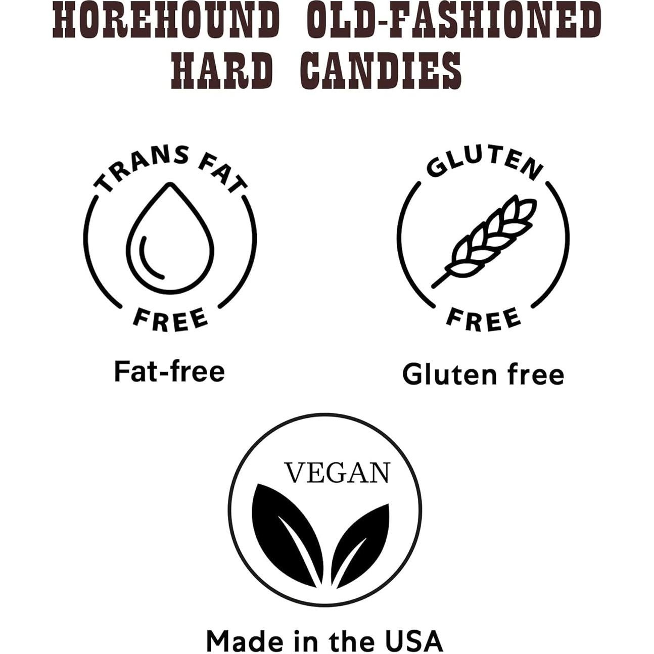 Caramelo Duro de Horehound Claeys 510 g (Paquete de 3)