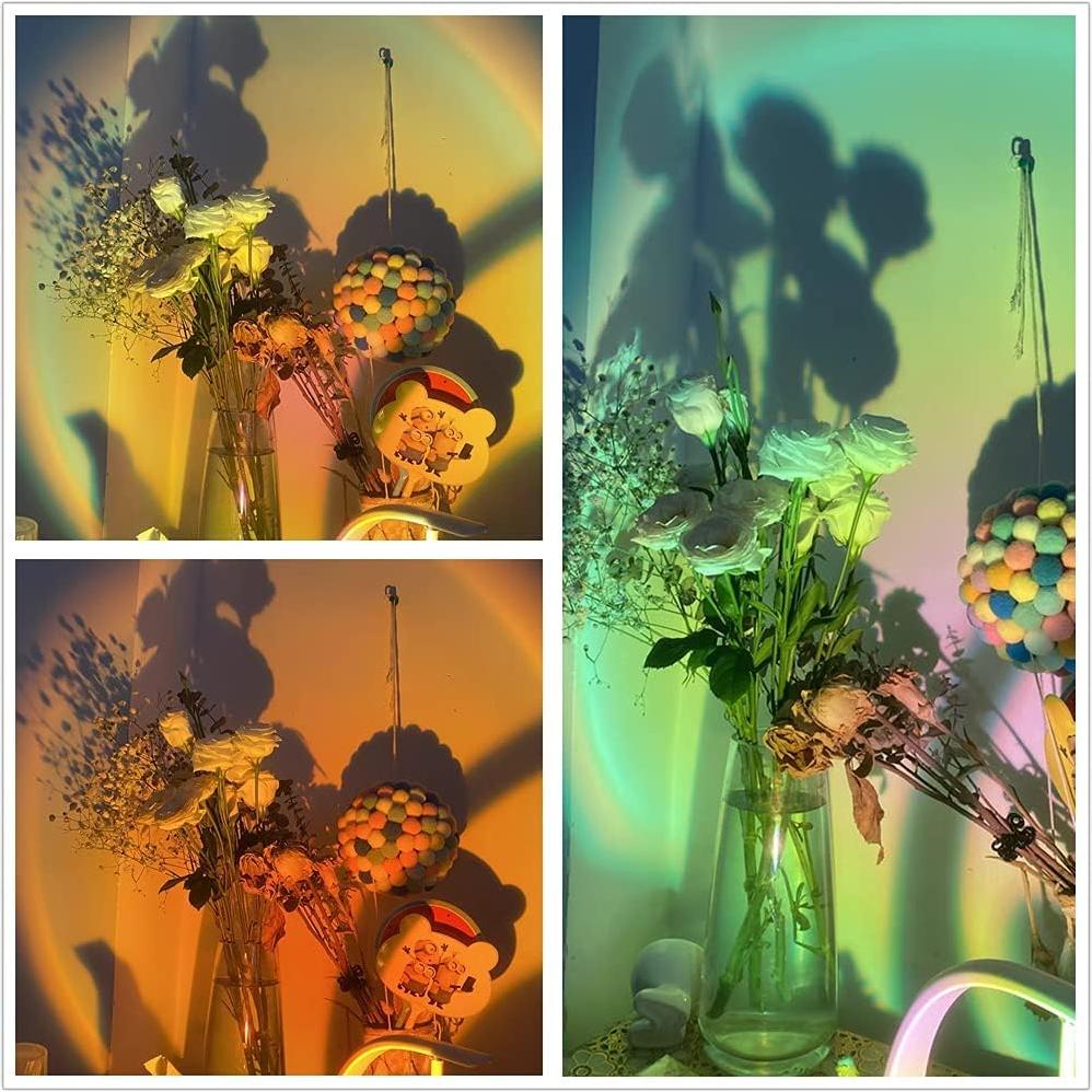 Lámpara de Atardecer CORATED Multicolor con Control Remoto