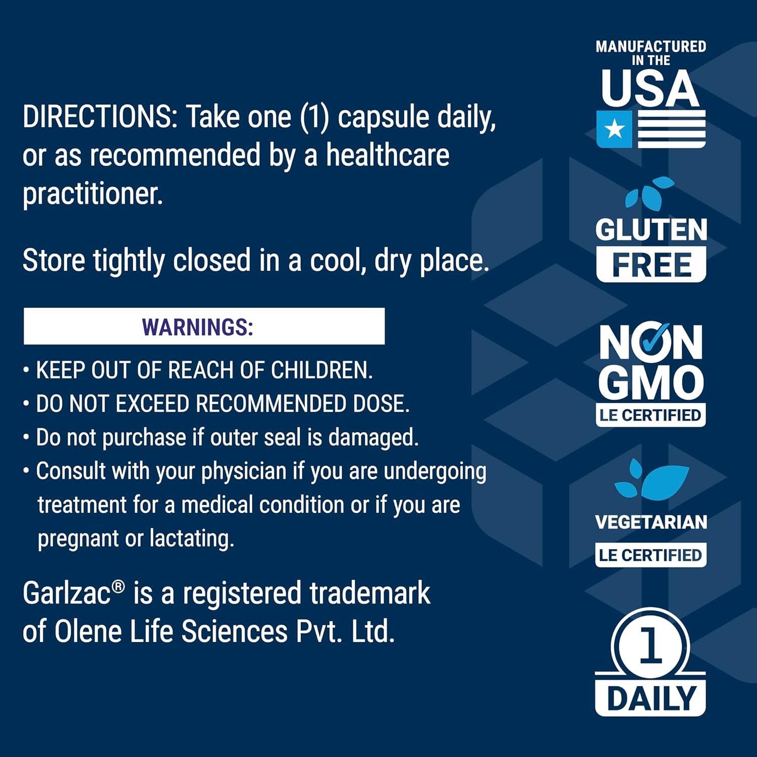 Suplemento de Ajo Negro Envejecido Life Extension 30 Cápsulas