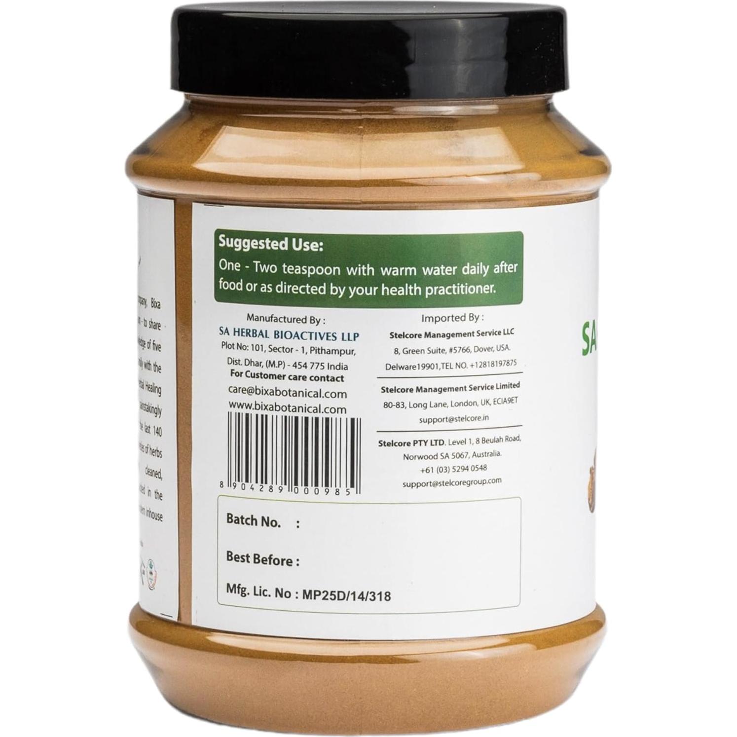 Polvo de Raíz de Sarsaparilla Bixa Botanical 0.45 kg Vegano