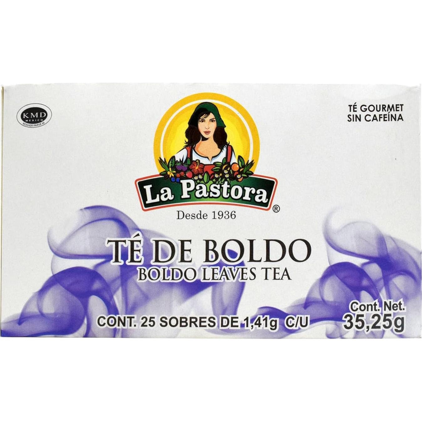 Té de Boldo 25 Sobres La Pastora - Digestivo Natural