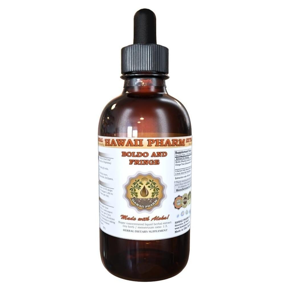 Extracto Líquido de Boldo y Árbol de Flecos HawaiiPharm 118 ml