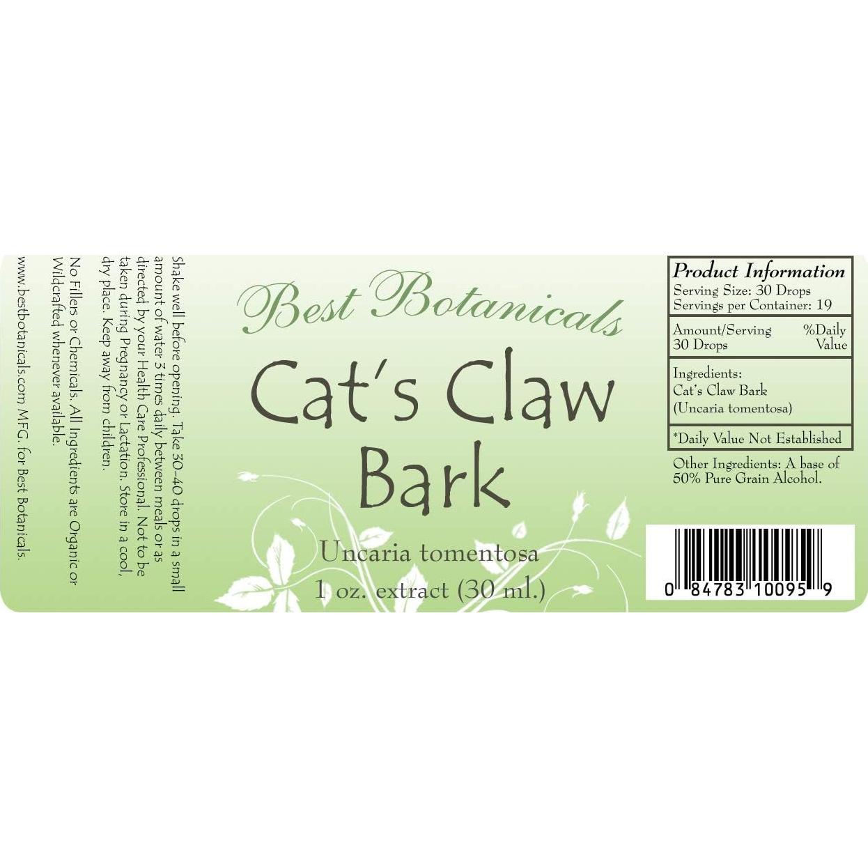 Extracto de Uña de Gato 29.57 ml Mejor Botánicos