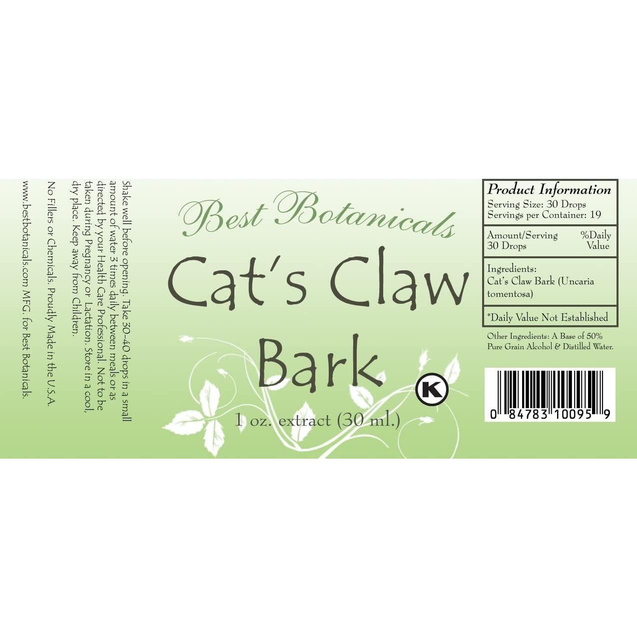 Extracto de Uña de Gato 29.57 ml Mejor Botánicos