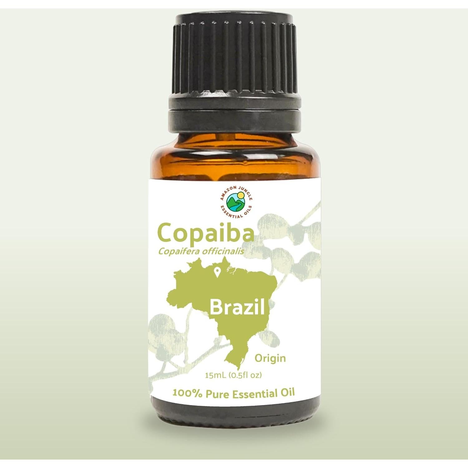 Aceite Esencial de Copaiba Puro 15ml - Grado Terapéutico Brasil