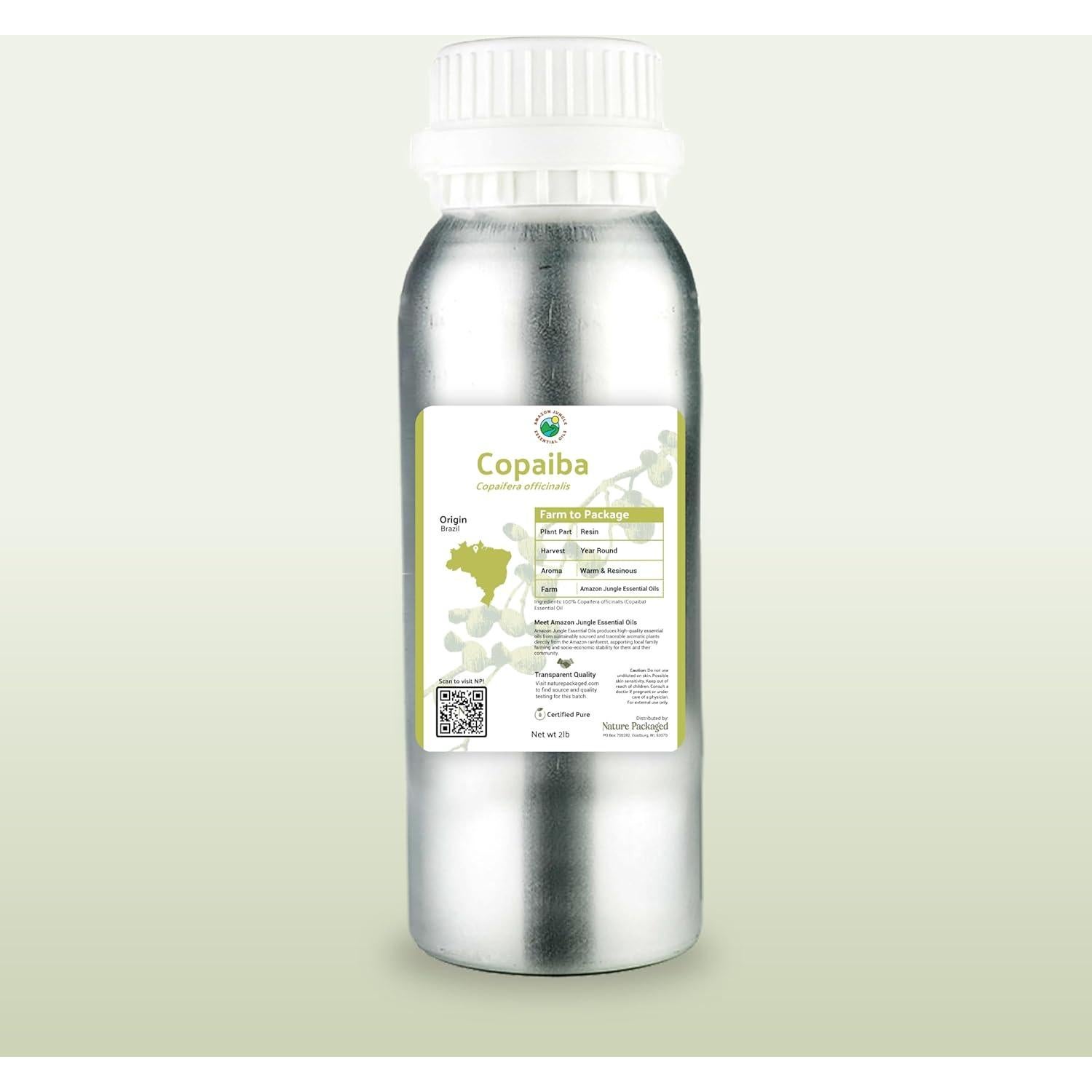 Aceite Esencial de Copaiba Puro 15ml - Grado Terapéutico Brasil