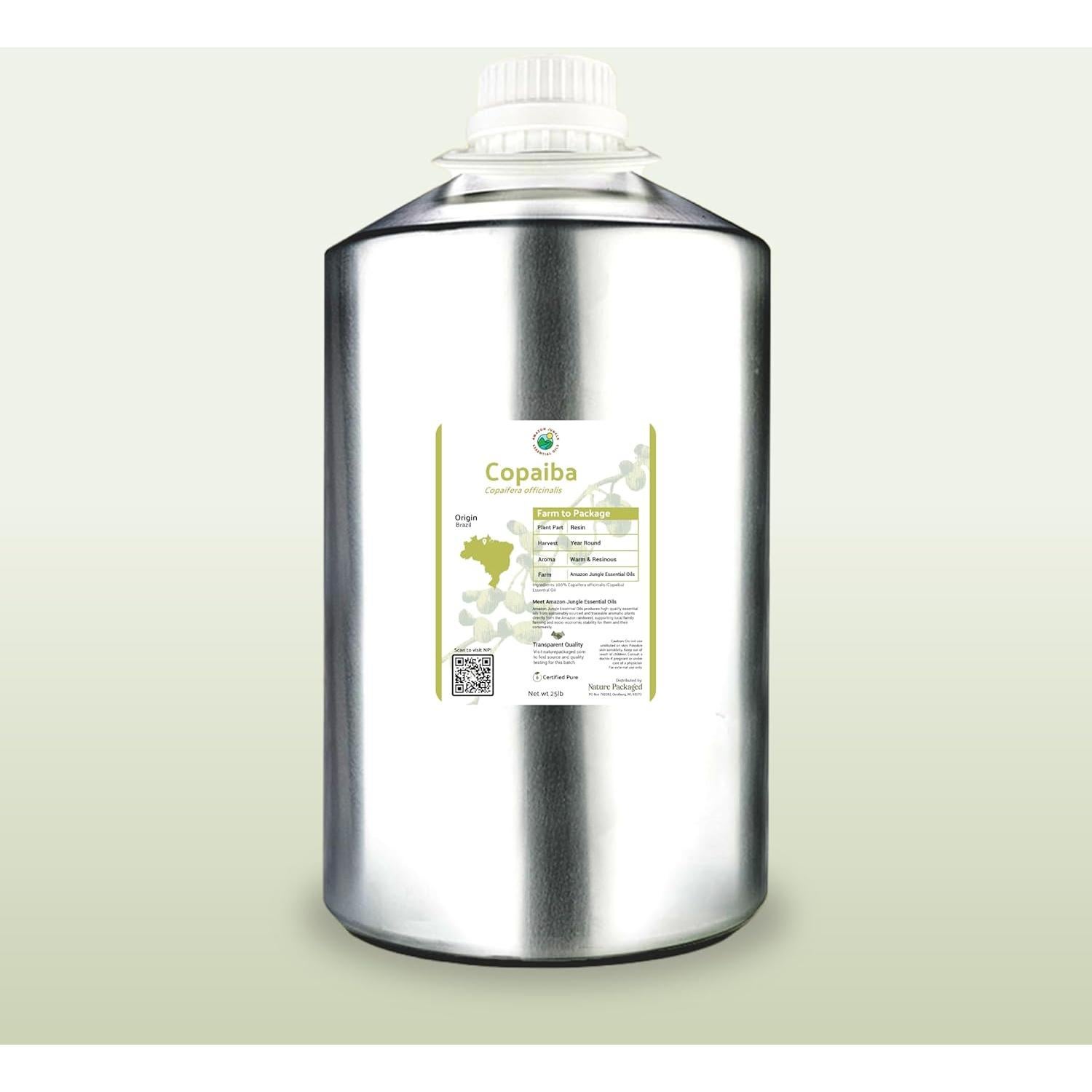 Aceite Esencial de Copaiba Puro 15ml - Grado Terapéutico Brasil