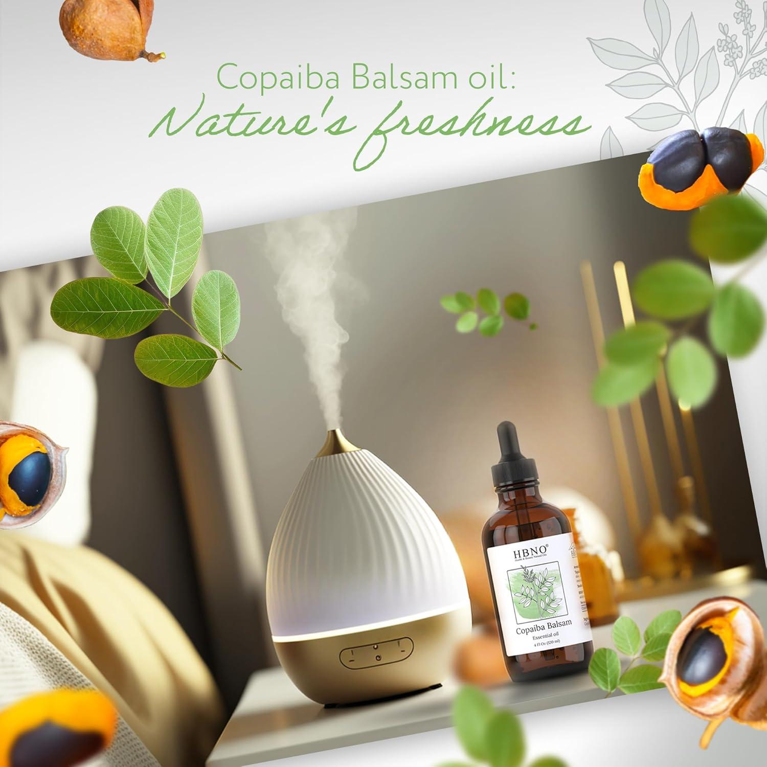 Bálsamo de Copaiba HBNO - 120ml - Aceite Orgánico para Cuidado Personal