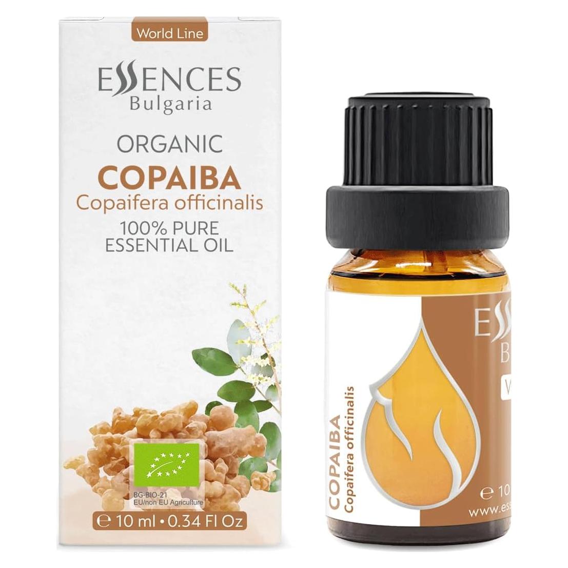 Aceite Esencial de Copaiba Orgánico Essences Bulgaria 10ml Puro