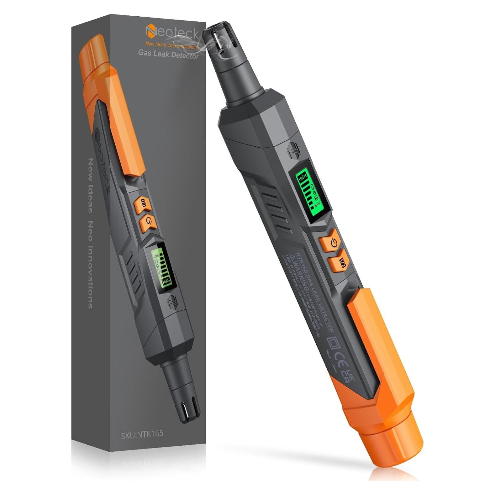 Detector de Fugas de Gas Neoteck NTK165 con Alarma Visual y Auditiva