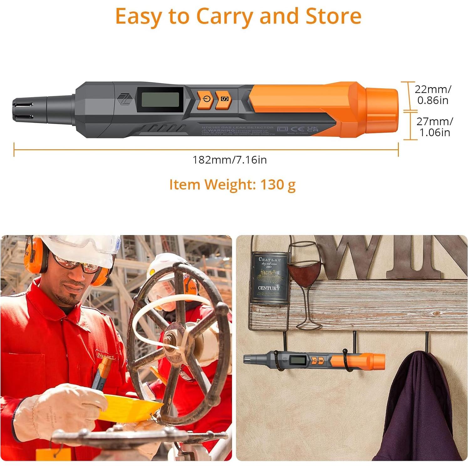 Detector de Fugas de Gas Neoteck NTK165 con Alarma Visual y Auditiva