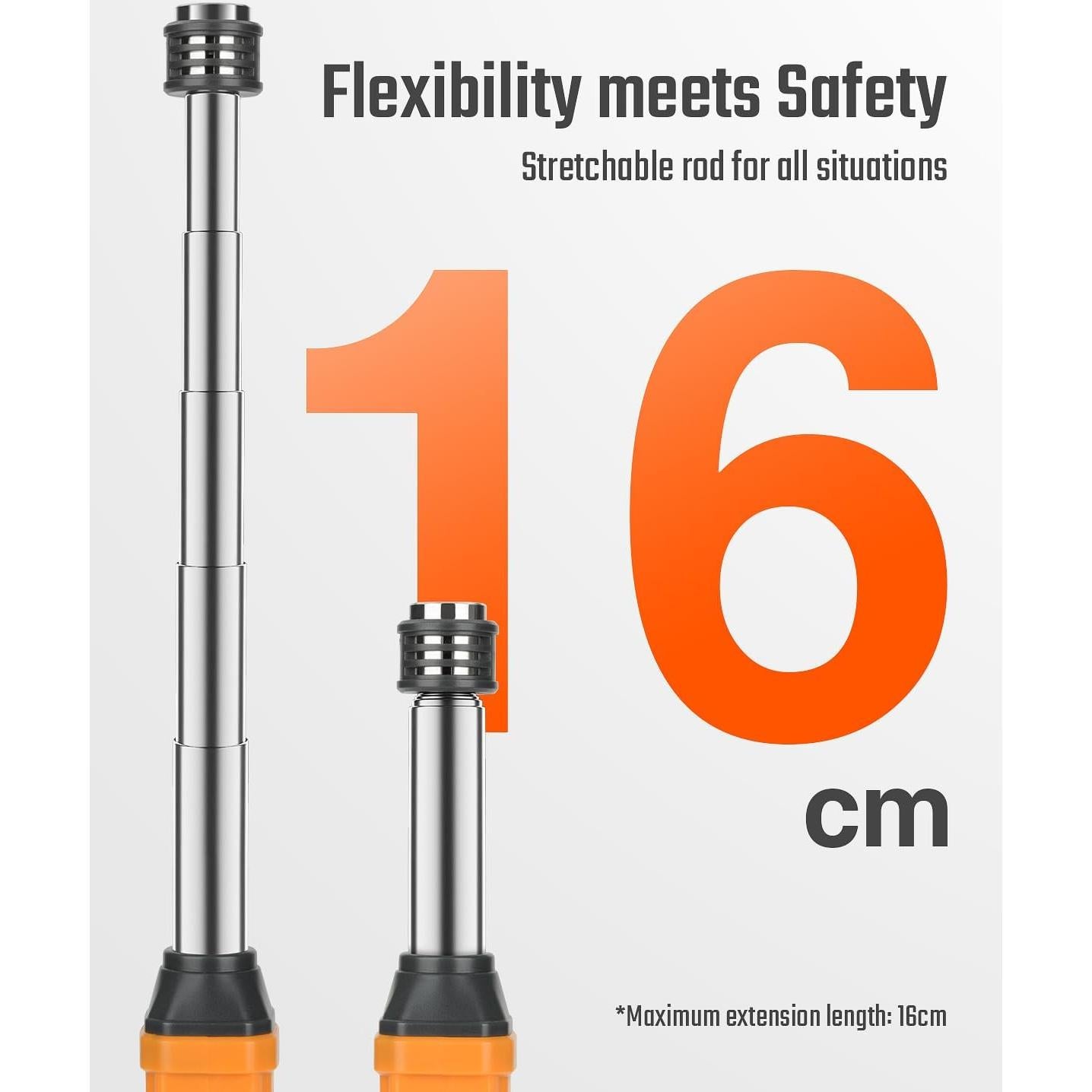 Detector de Fugas de Gas TopTes PT299 Portátil con Varilla Extensible