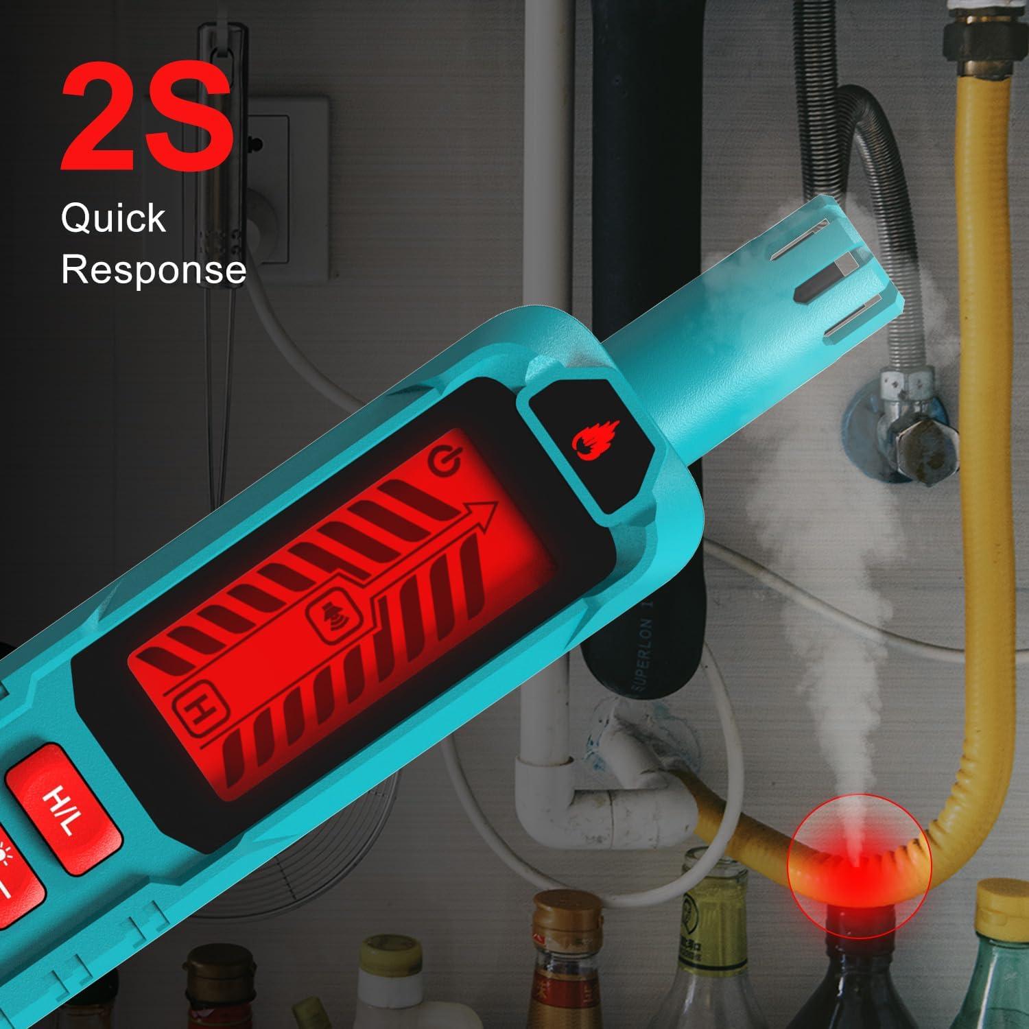 Detector de Fugas de Gas Natural Kiprim GD01A con Alarma