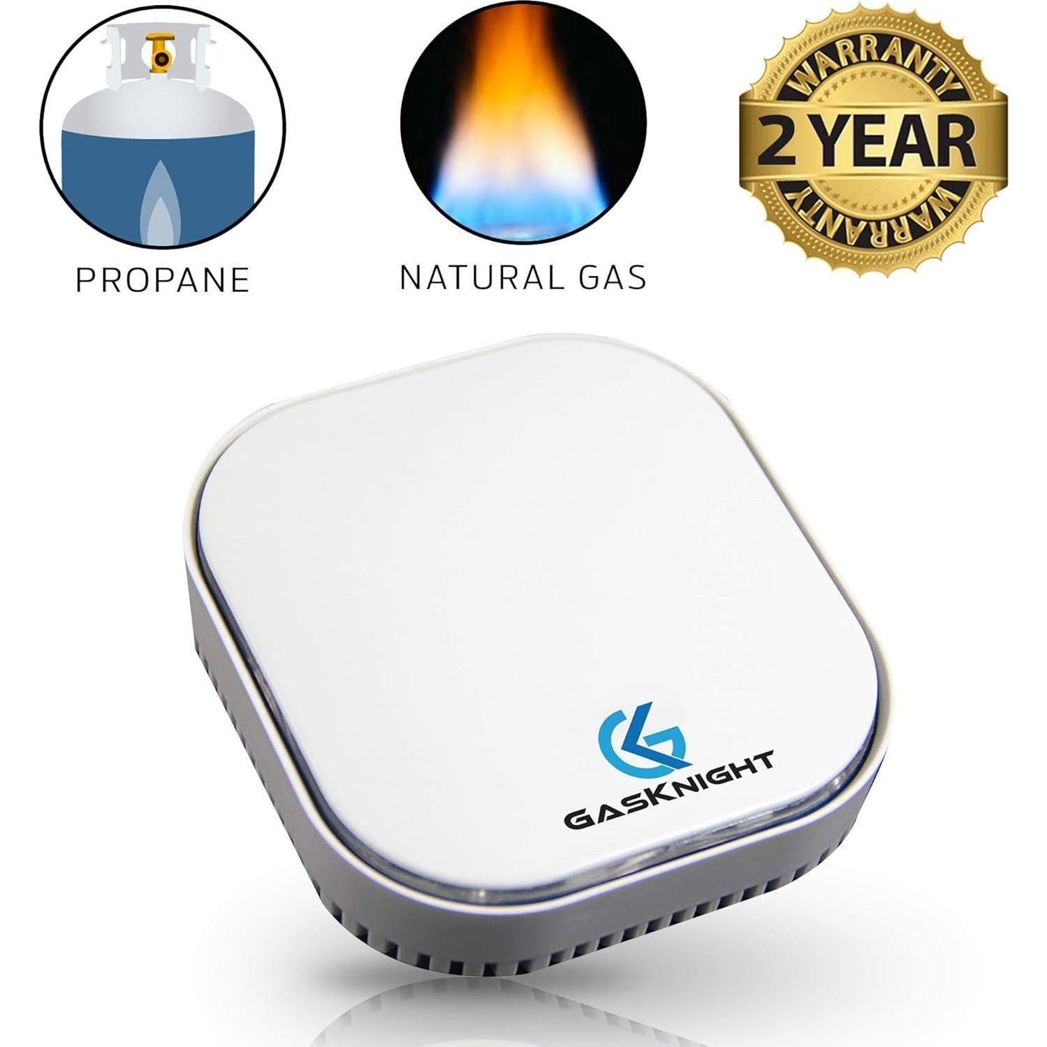 Detector de Gas Natural GasKnight GK2000 Blanco Con Enchufe