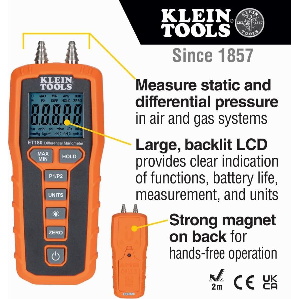 Kit Detector de Fugas de Gas Klein Tools 80142, 2 Piezas