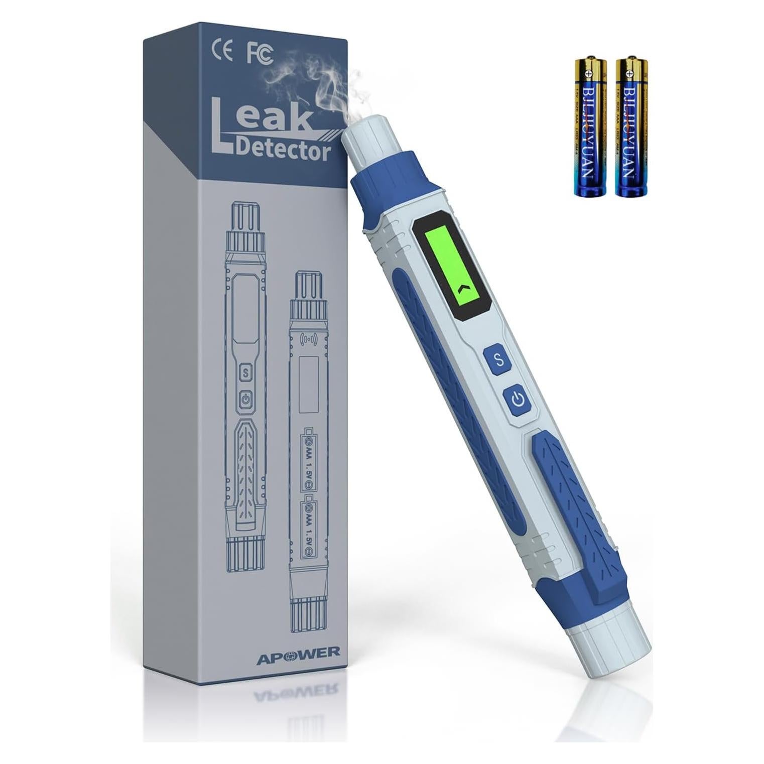 Detector de Fugas de Gas APOWER GD-1 con Alarma Visual y Auditiva