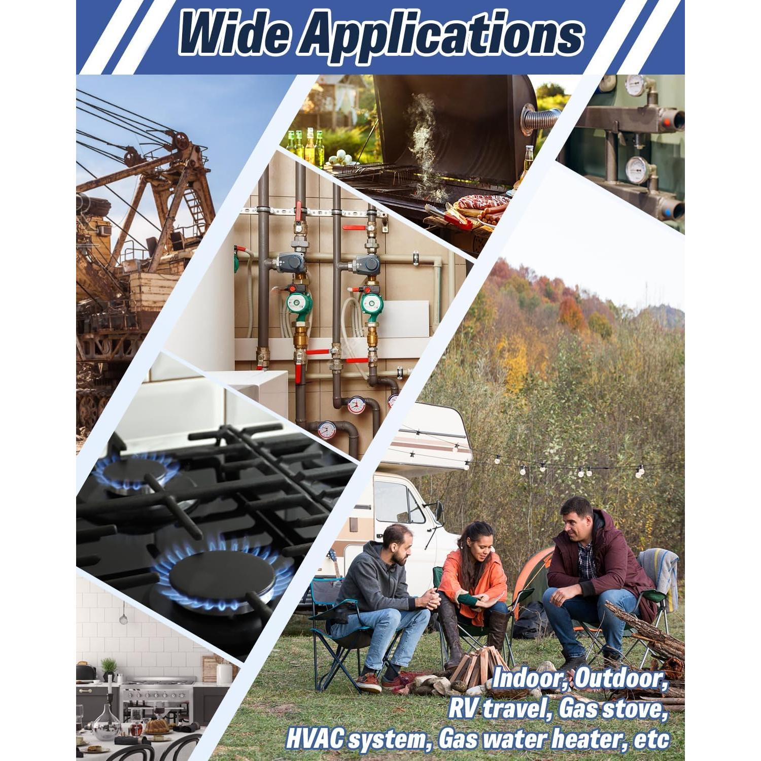 Detector de Fugas de Gas APOWER GD-1 con Alarma Visual y Auditiva