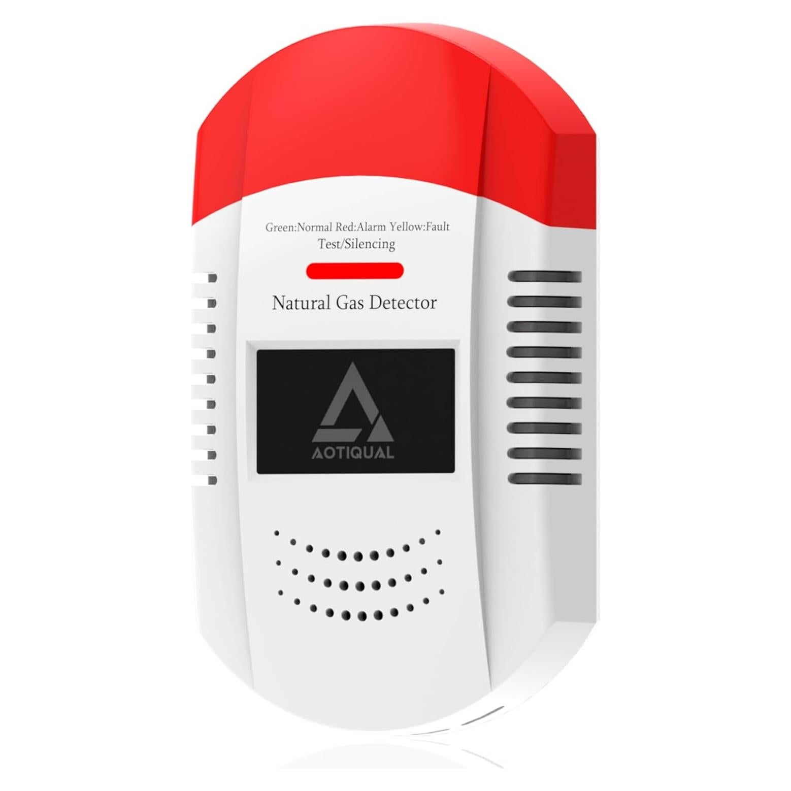 Detector de Gas Natural AOTIQUAL 203 - Alarma Portátil LED