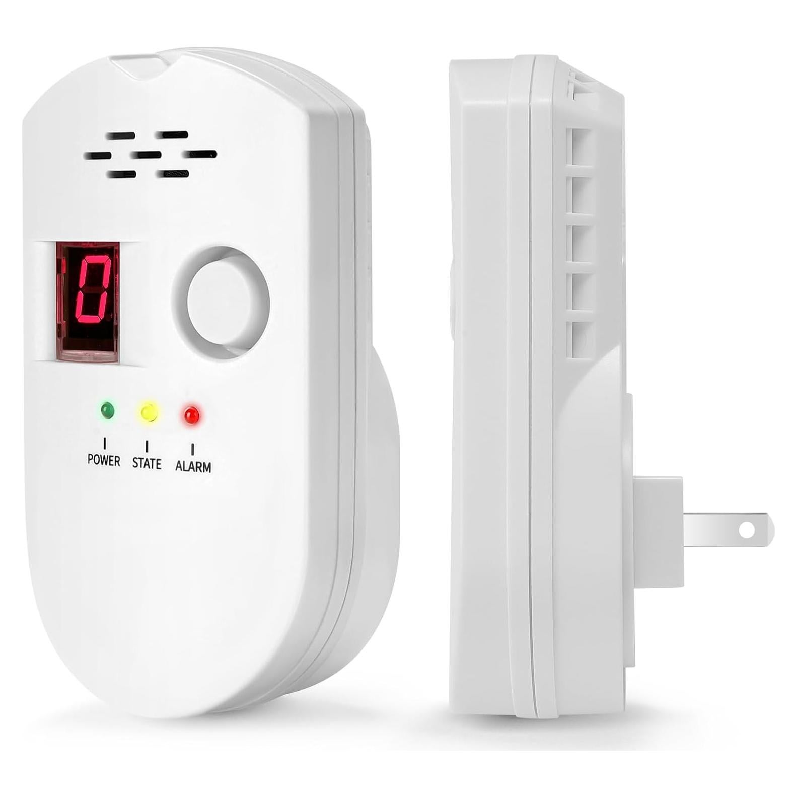 Detector de Gas Natural Eksahol BRJ-502 Enchufable 85dB