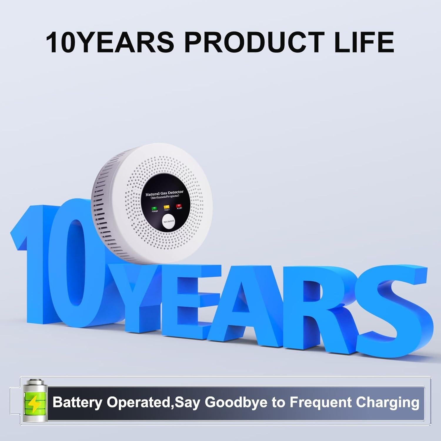 Detector de Gas Natural AOTIQUAL 750 con Alarma 85dB