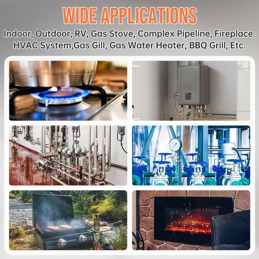 Detector de Fugas de Gas Natural KeenWise GD15J con Alarma