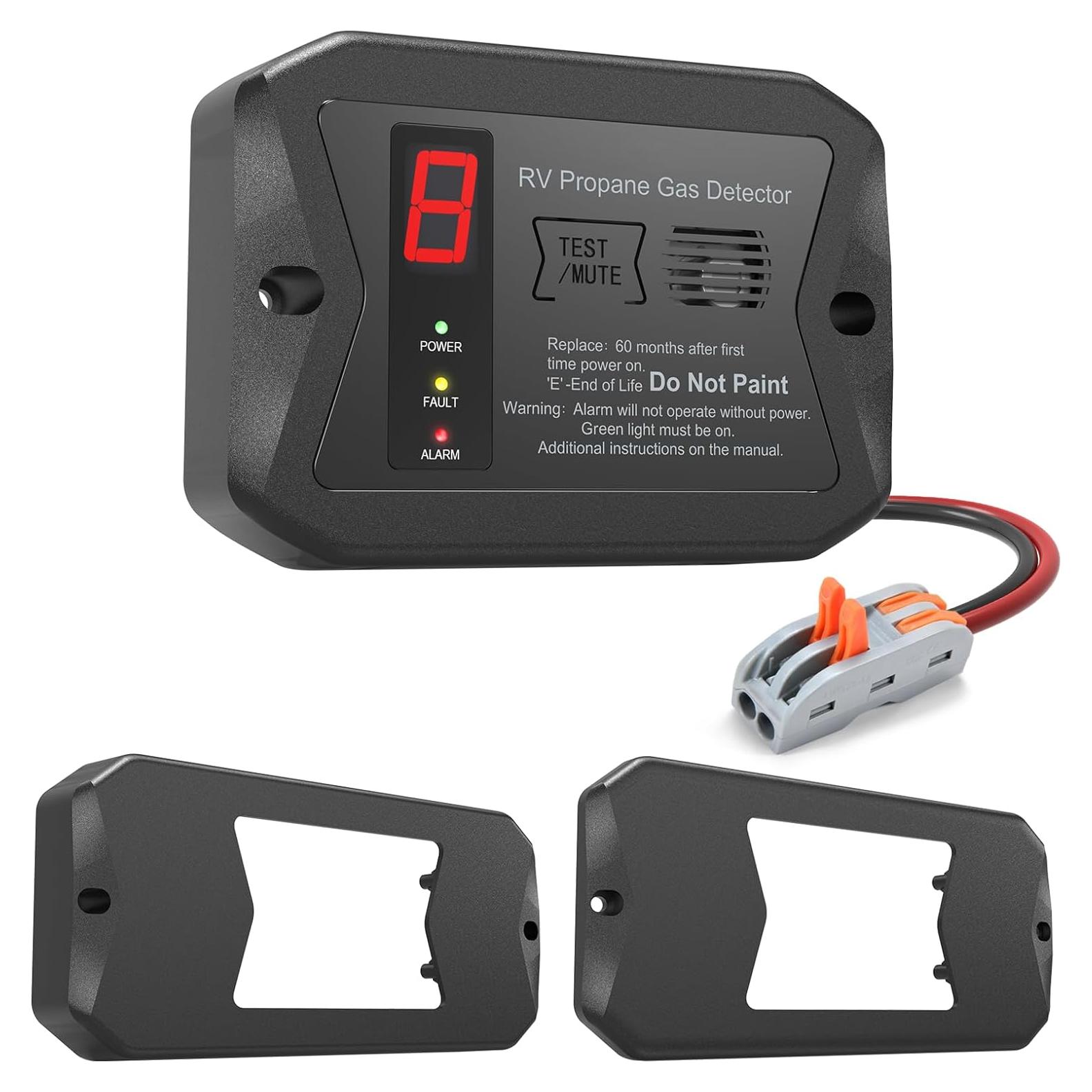 Detector de Gas Propano Leakbee R501 - Alarma Digital 12V para RV
