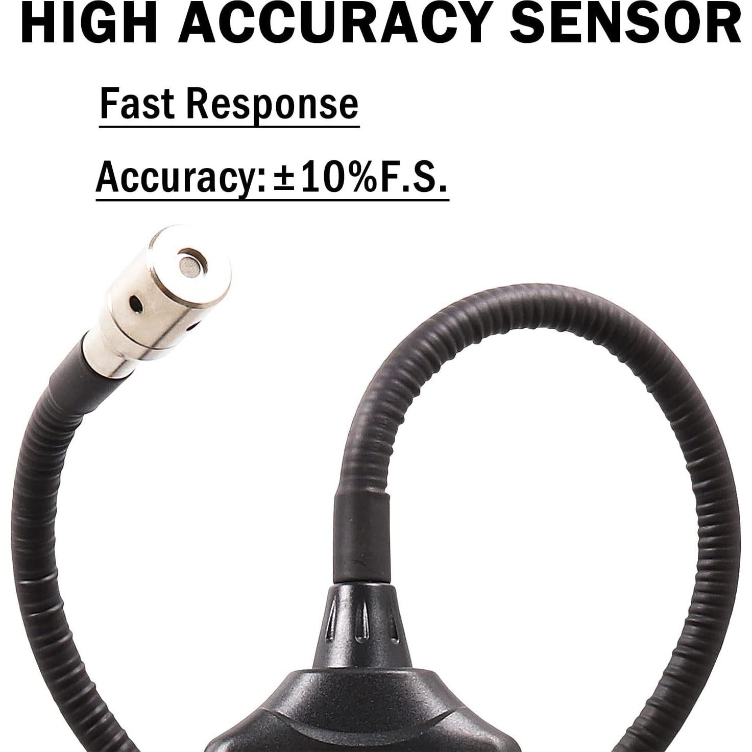 Detector de Fugas de Gas Portátil Intendvision HT601B 9999 PPM