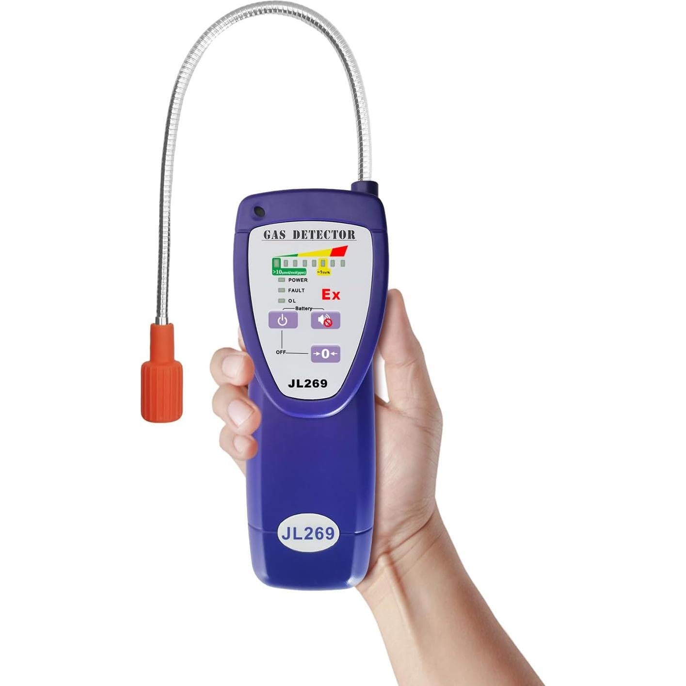Detector de Fugas de Gas WeGoIOT JL269 Portátil Recargable