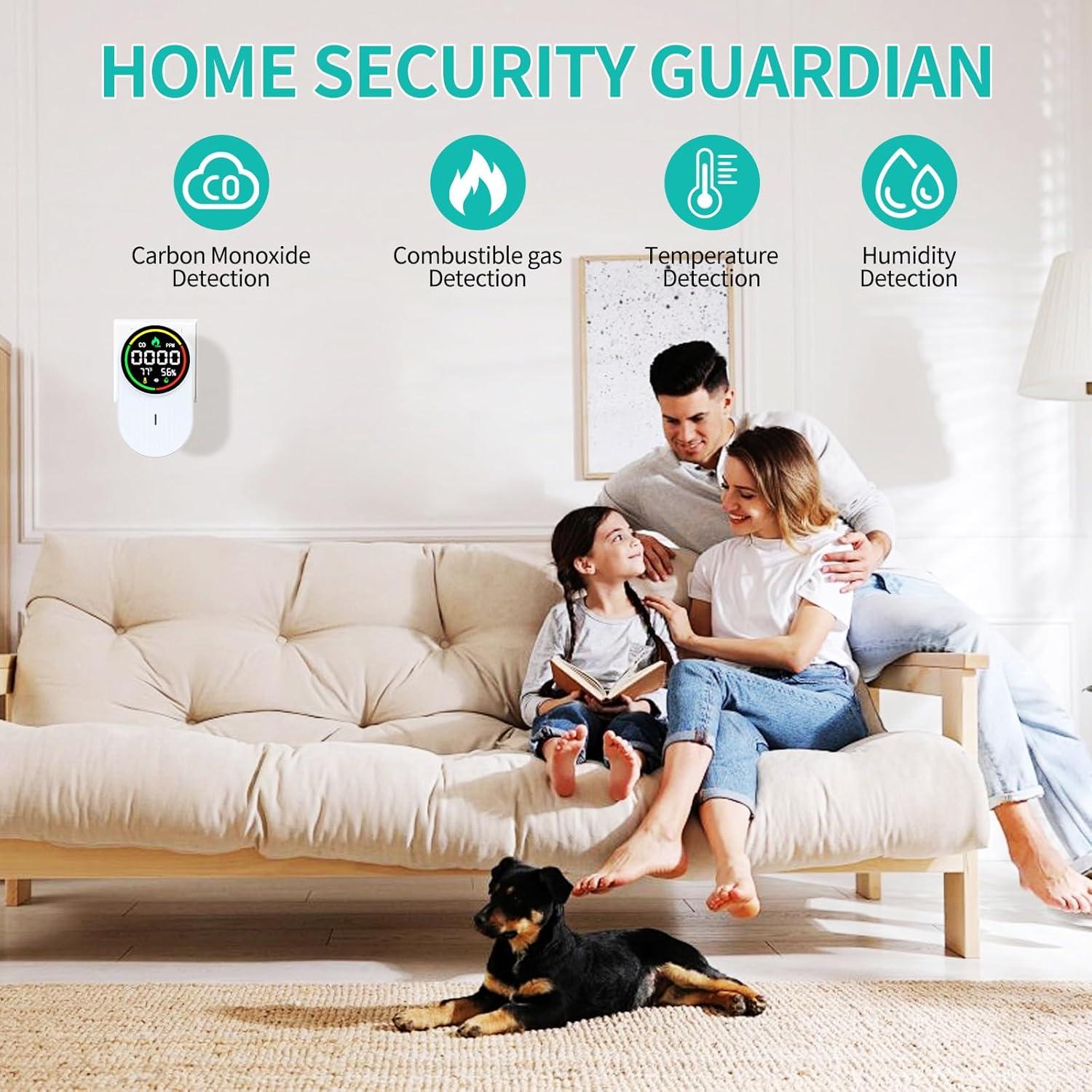 Detector de Fugas de Gas Natural y Monóxido de Carbono A3