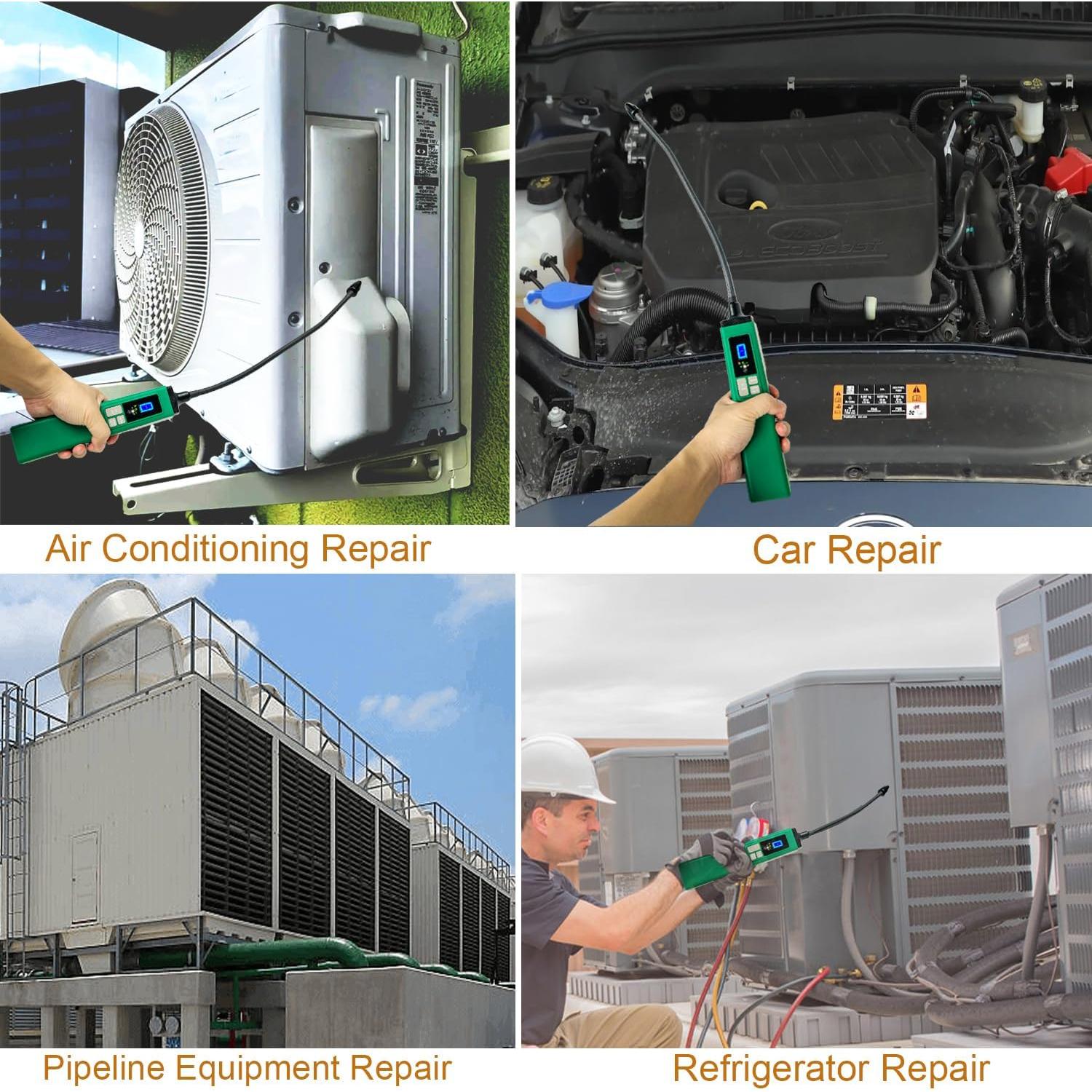Detector de Fugas de Refrigerante Vanlison VAN-DY5751 con Pantalla Digital